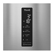 LG Hladnjak sa zamrzivačem u donjem dijelu, DoorCooling<sup>+</sup>™ i ThinQ™ tehnologija, kapacitet 462L, GBB566PZHMN, GBB566PZHMN, thumbnail 9