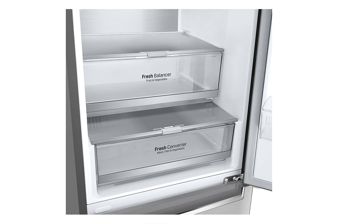 LG Hladnjak sa zamrzivačem u donjem dijelu, DoorCooling<sup>+</sup>™ i ThinQ™ tehnologija, kapacitet 384L, GBB72NSUCN1, GBB72NSUCN1, thumbnail 8