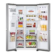 LG Side-by-Side hladnjak, DoorCooling⁺™ i ThinQ™ tehnologija, kapacitet 635L, GSLV71PZLE, GSLV71PZLE, thumbnail 2