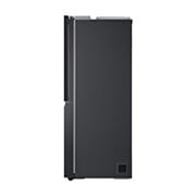 LG InstaView Door-in-Door™ Side-by-Side hladnjak, DoorCooling+™, Craft Ice™ i ThinQ™ tehnologija, kapacitet 635L, side view, GSXV90MCDE, thumbnail 14