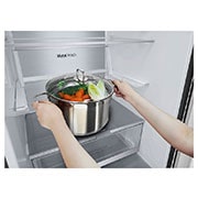 LG Hladnjak sa zamrzivačem u donjem dijelu, DoorCooling+™ i ThinQ™ tehnologija, kapacitet 384L, GBB92MCACP1, GBB92MCACP1, thumbnail 8