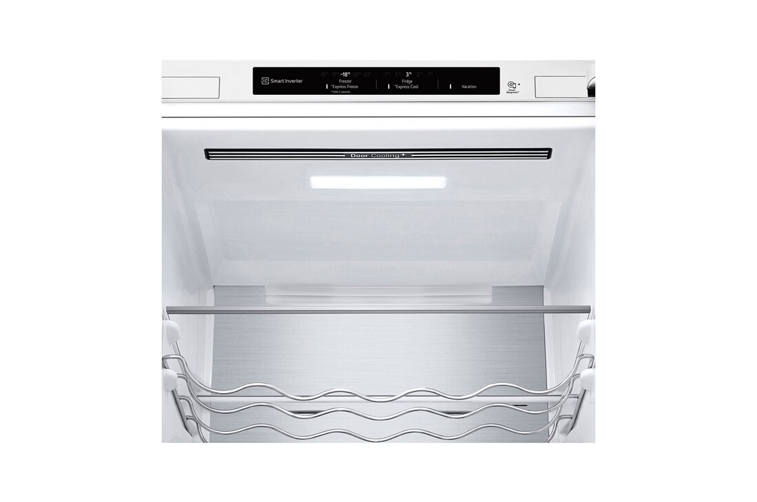 LG Hladnjak sa zamrzivačem u donjem dijelu, DoorCooling+™ tehnologija, kapacitet 387L, GBV7280CSW, GBV7280CSW, thumbnail 4