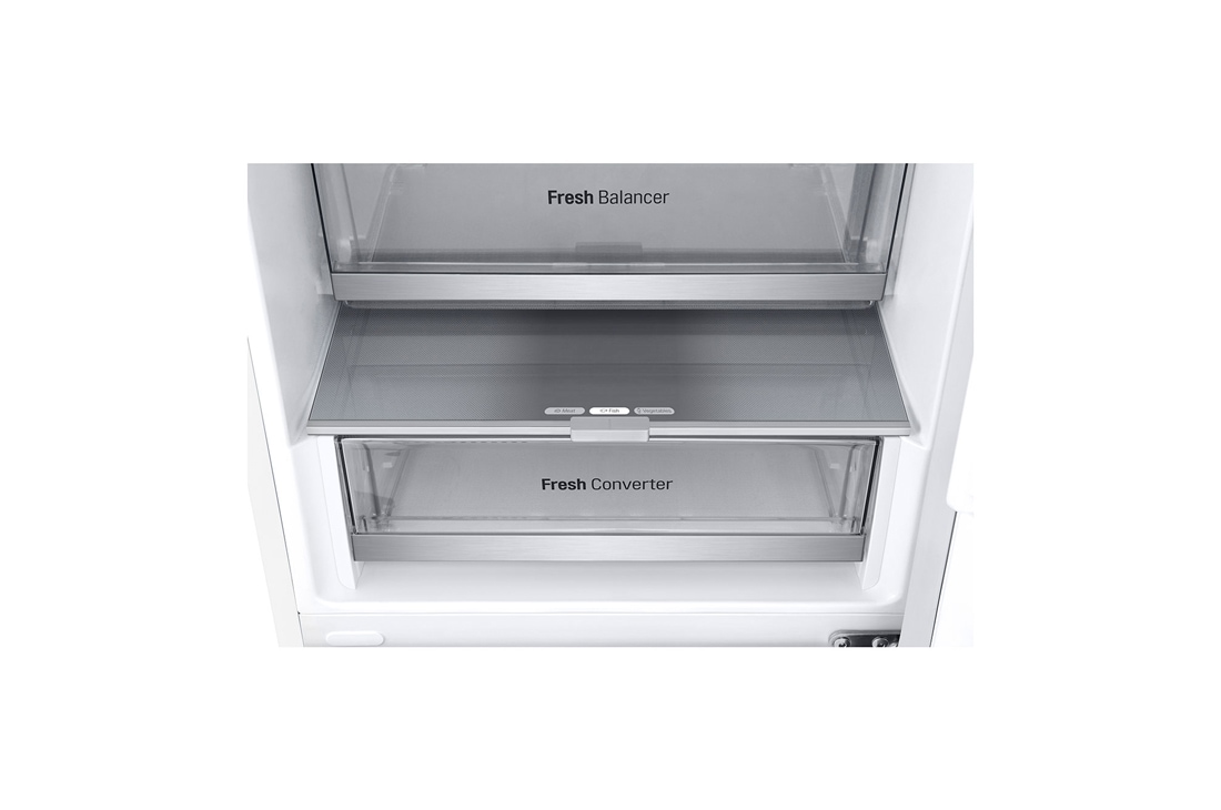 LG Hladnjak sa zamrzivačem u donjem dijelu, DoorCooling+™ tehnologija, kapacitet 387L, GBV7280CSW, GBV7280CSW, thumbnail 8