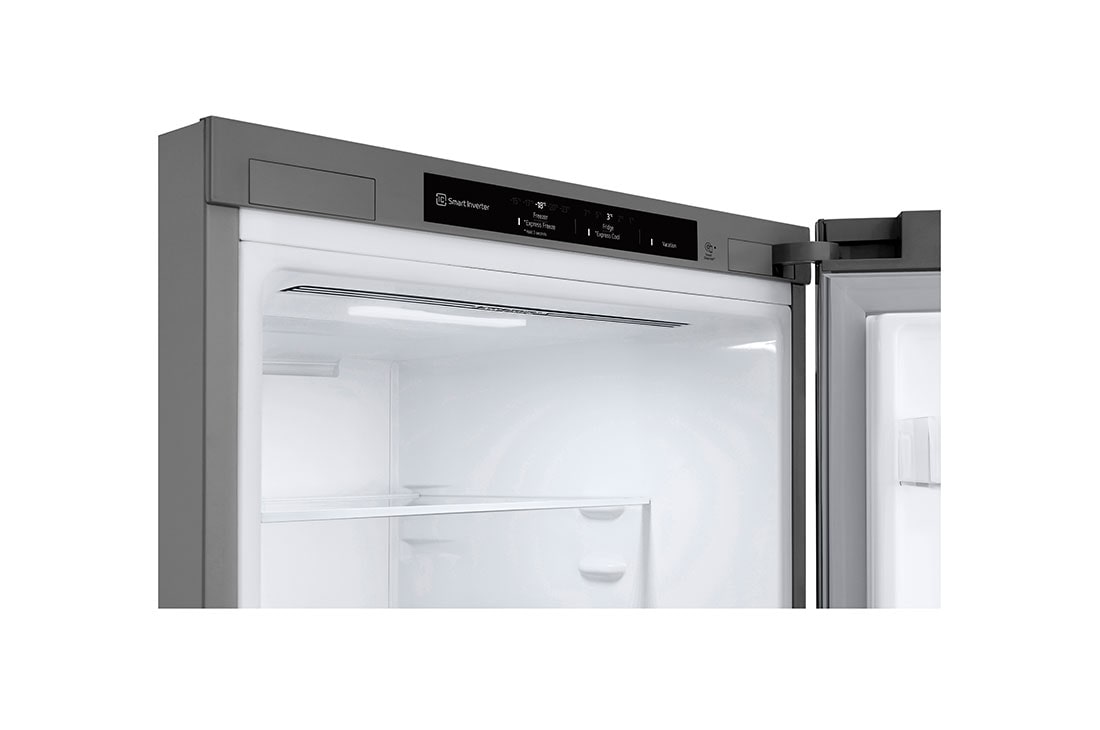 LG Hladnjak sa zamrzivačem u donjem dijelu, DoorCooling+™ tehnologija, kapacitet 387L, Pogled na posudu za led 1, GBV3200CPY, thumbnail 7