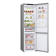 LG Hladnjak sa zamrzivačem u donjem dijelu, DoorCooling+™ tehnologija, kapacitet 387L, Otvorena lijeva vrata s pogledom na hranu, GBV3200DPY, thumbnail 11