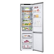 LG Hladnjak sa zamrzivačem u donjem dijelu, DoorCooling<sup>+</sup>™ tehnologija, kapacitet 387L, Otvorena prednja vrata s pogledom na hranu, GBV7280DPY, thumbnail 2
