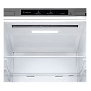 LG Hladnjak sa zamrzivačem u donjem dijelu, DoorCooling+™ tehnologija, kapacitet 344L, Prednja gornja vrata otvorena s pogledom na hranu, GBV3100CPY, thumbnail 6