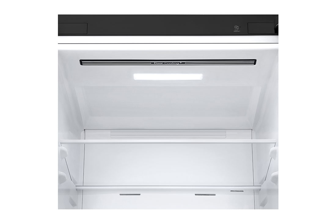 LG Hladnjak sa zamrzivačem u donjem dijelu, DoorCooling+™ i ThinQ™ tehnologija, kapacitet 341L, Door cooling i LED osvjetljenje, GBF61BLHMN, thumbnail 4