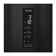LG Hladnjak sa zamrzivačem u donjem dijelu, DoorCooling+™ i ThinQ™ tehnologija, kapacitet 341L, Door cooling i LED osvjetljenje, GBF61BLHMN, thumbnail 5