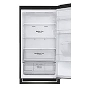 LG Hladnjak sa zamrzivačem u donjem dijelu, DoorCooling+™ i ThinQ™ tehnologija, kapacitet 341L, Otvorena prednja vrata bez pogleda na hranu, GBF61BLHMN, thumbnail 9
