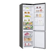 LG Hladnjak sa zamrzivačem u donjem dijelu, DoorCooling+™ tehnologija, kapacitet 384L, Otvorena lijeva vrata s pogledom na hranu, GBP62DSNGN, thumbnail 11
