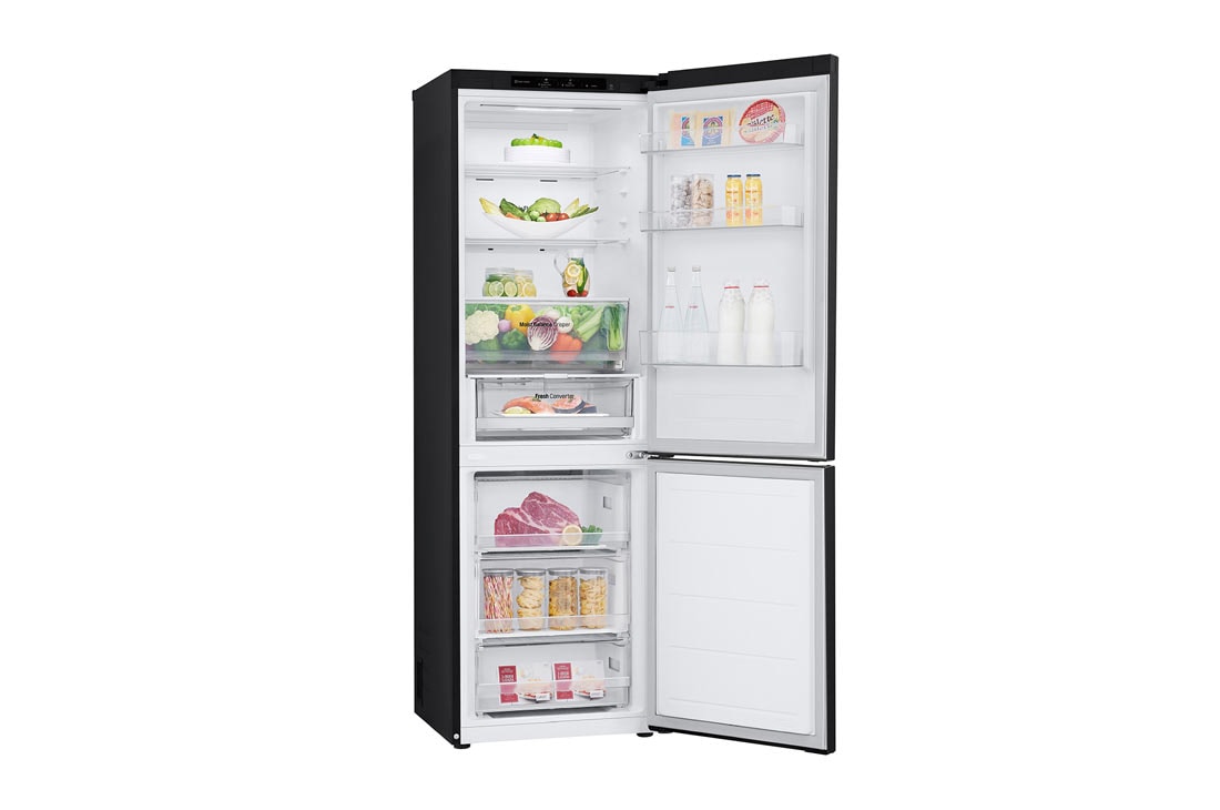 LG Hladnjak sa zamrzivačem u donjem dijelu, DoorCooling<sup>+</sup>™ tehnologija, kapacitet 344L, Otvorena prednja vrata s pogledom na hranu, GBV3100EEP, thumbnail 13