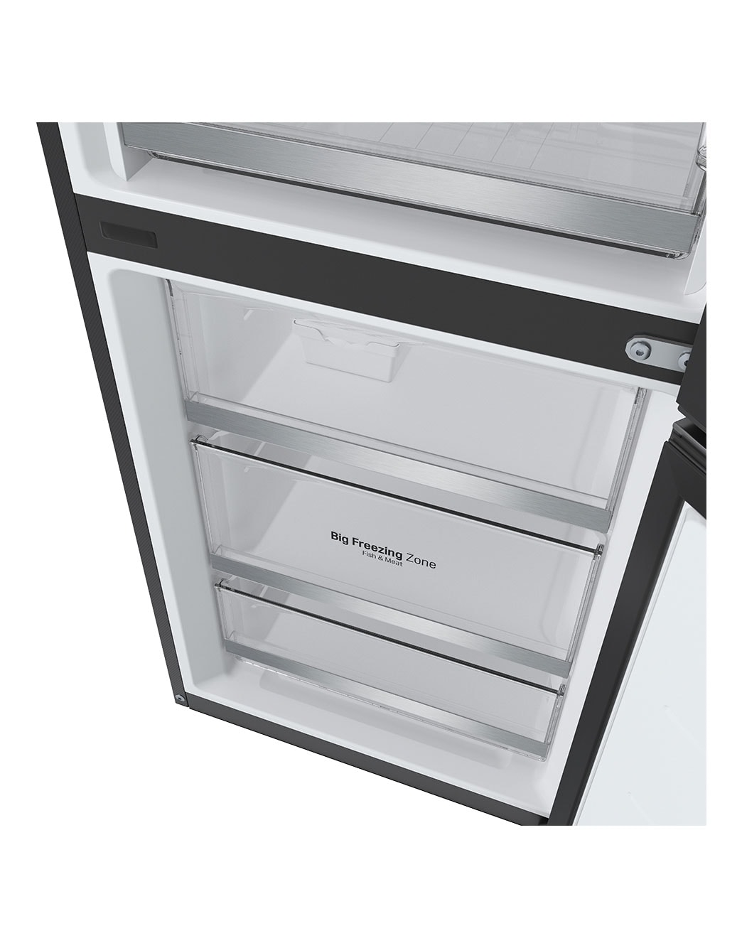 LG Hladnjak sa zamrzivačem u donjem dijelu, DoorCooling<sup>+</sup>™ tehnologija, kapacitet 387L, Pogled na posudu za led 1, GBB72BM9DQ, thumbnail 8