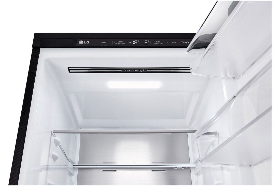 LG Hladnjak sa zamrzivačem u donjem dijelu, DoorCooling<sup>+</sup>™ tehnologija, kapacitet 387L, Door cooling i LED osvjetljenje, GBB72BM9DQ, thumbnail 5