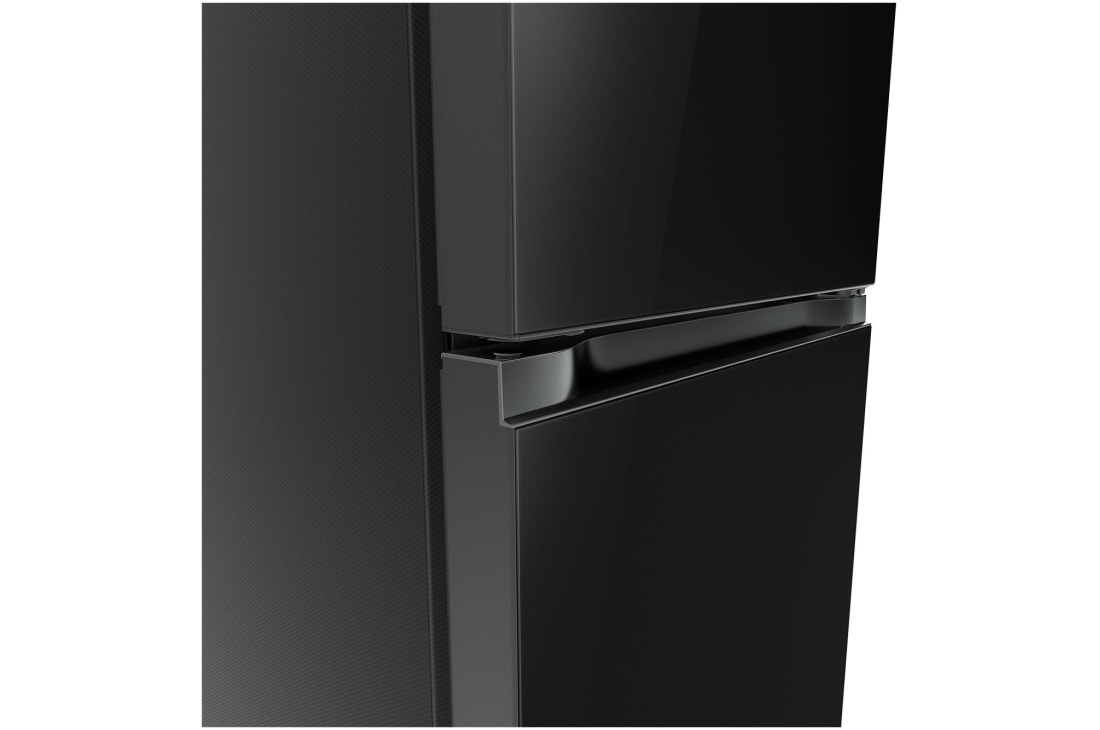 LG Hladnjak sa zamrzivačem u donjem dijelu, DoorCooling<sup>+</sup>™ tehnologija, kapacitet 387L, Pogled s detaljima ručke, GBB72BM9DQ, thumbnail 12