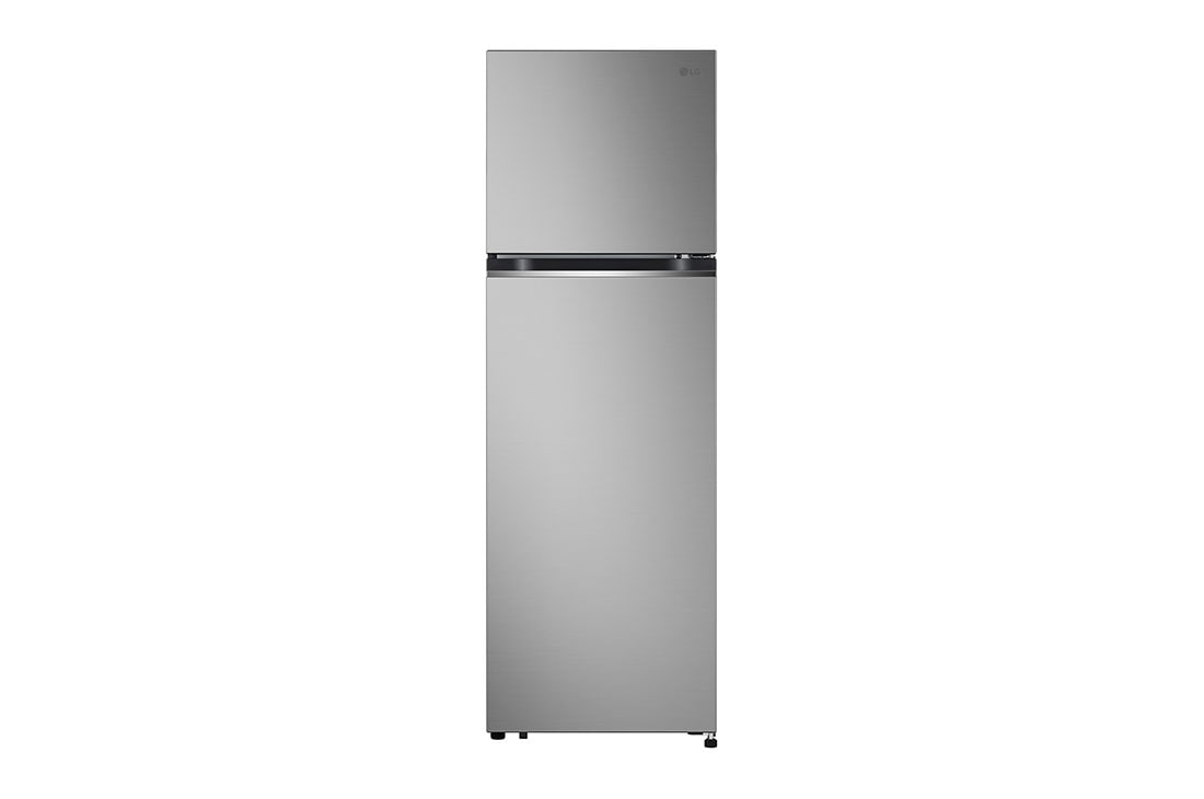LG Hladnjak sa zamrzivačem u gornjem dijelu, DoorCooling+™ tehnologija, kapacitet 266L, Pogled sprijeda, GTBV20PYGKD