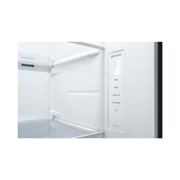 LG Side-by-Side hladnjak, DoorCooling+™ tehnologija, kapacitet 655L, Prikaz detalja ladice, GSBV70PZTE, thumbnail 6