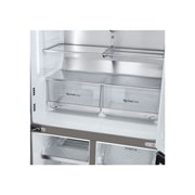 LG InstaView™ hladnjak s četiri vrata, DoorCooling+™, Craft Ice™ i ThinQ™ tehnologija, kapacitet 638L, Ladica bez hrane, GMG960MBEE, thumbnail 7