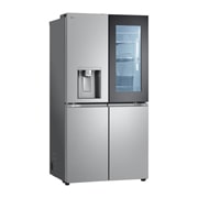 LG InstaView™ hladnjak s četiri vrata, DoorCooling+™, Craft Ice™ i ThinQ™ tehnologija, kapacitet 638L, Pogled s lijeve strane, GMG960MBEE, thumbnail 13