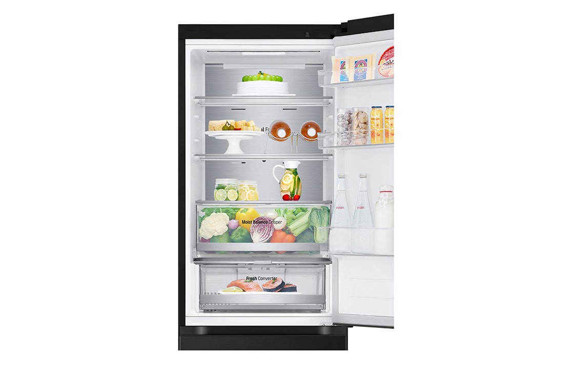 LG Hladnjak sa zamrzivačem u donjem dijelu, DoorCooling+™ tehnologija, kapacitet 344L, Prikaz detalja ladice, GBV5150DEP, thumbnail 7