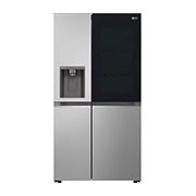 LG InstaView™ Side-by-Side hladnjak, DoorCooling+™ i ThinQ™ tehnologija, kapacitet 635L, Pogled sprijeda, GSGV81PYLL, thumbnail 2