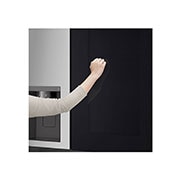 LG InstaView™ Side-by-Side hladnjak, DoorCooling+™ i ThinQ™ tehnologija, kapacitet 635L, Prikaz detalja ladice, GSGV81PYLL, thumbnail 7