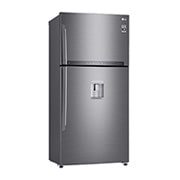 LG Hladnjak sa zamrzivačem u gornjem dijelu, DoorCooling+™ i ThinQ™ tehnologija, kapacitet 592L, Pogled s lijeve strane, GTF916PZPED, thumbnail 12