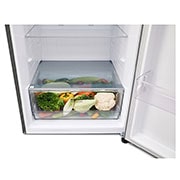 LG Hladnjak sa zamrzivačem u gornjem dijelu, DoorCooling+™ i ThinQ™ tehnologija, kapacitet 461L, Pogled s lijeve strane, GTBV44PYBKD, thumbnail 10