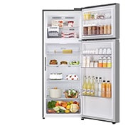 LG Hladnjak sa zamrzivačem u gornjem dijelu, DoorCooling+™ i ThinQ™ tehnologija, kapacitet 461L, Otvorena prednja vrata bez pogleda na hranu, GTBV44PYBKD, thumbnail 2