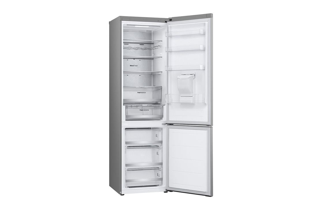 LG Hladnjak sa zamrzivačem u donjem dijelu, DoorCooling⁺™ i ThinQ™ tehnologija, kapacitet 386L, Otvorena lijeva vrata bez pogleda na hranu, GBF7272DPY, thumbnail 14