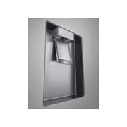 LG Hladnjak sa zamrzivačem u donjem dijelu, DoorCooling⁺™ i ThinQ™ tehnologija, kapacitet 386L, Pogled s detaljima ručke, GBF7272DPY, thumbnail 12