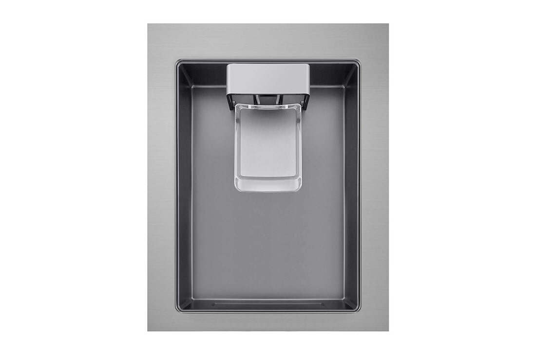 LG Hladnjak sa zamrzivačem u donjem dijelu, DoorCooling⁺™ tehnologija, kapacitet 343L, Pogled s detaljima ručke, GBF3102DPY, thumbnail 9