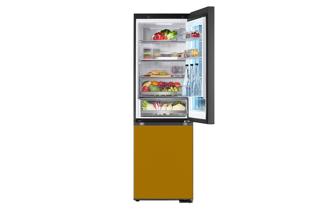 LG InstaView™ MoodUP™ Hladnjak sa zamrzivačem u donjem dijelu, ThinQ™ tehnologija, kapacitet 352L, Otvorena lijeva vrata bez pogleda na hranu, GBG719MDNN, thumbnail 14