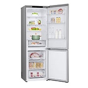 LG Hladnjak sa zamrzivačem u donjem dijelu, DoorCooling+™ tehnologija, kapacitet 344L, Otvorena lijeva vrata s pogledom na hranu, GBV21L0EPY, thumbnail 12