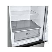 LG Hladnjak sa zamrzivačem u donjem dijelu, DoorCooling+™ tehnologija, kapacitet 344L, Prikaz detalja ladice, GBV21L0EPY, thumbnail 5