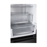 LG InstaView™ hladnjak sa zamrzivačem u donjem dijelu, DoorCooling⁺™ i ThinQ™ tehnologija, kapacitet 349L, Ladica bez hrane, GBG7190CEV, thumbnail 7