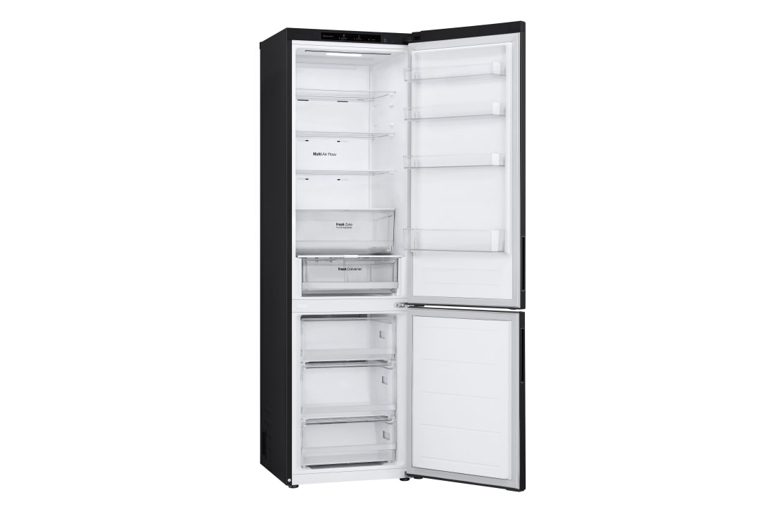 LG Hladnjak sa zamrzivačem u donjem dijelu, DoorCooling⁺™ tehnologija, kapacitet 387L, Otvorena lijeva vrata bez pogleda na hranu, GBV22NCCEP, thumbnail 15