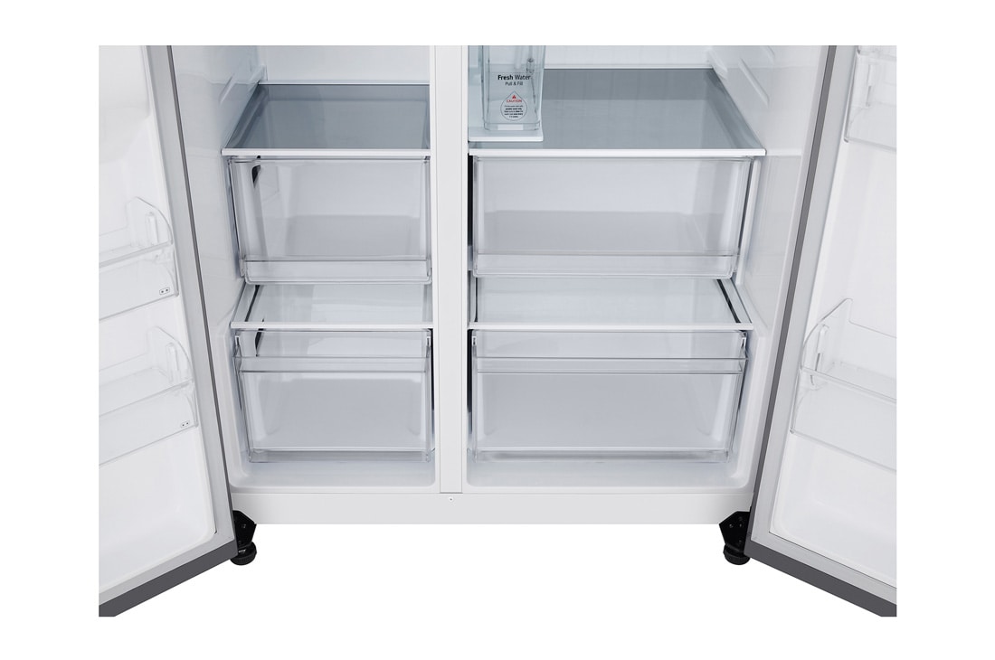 LG Door-in-Door™ Side-by-Side hladnjak, kapacitet 641L, Prikaz detalja ladice, GSJC41PYPE, thumbnail 11