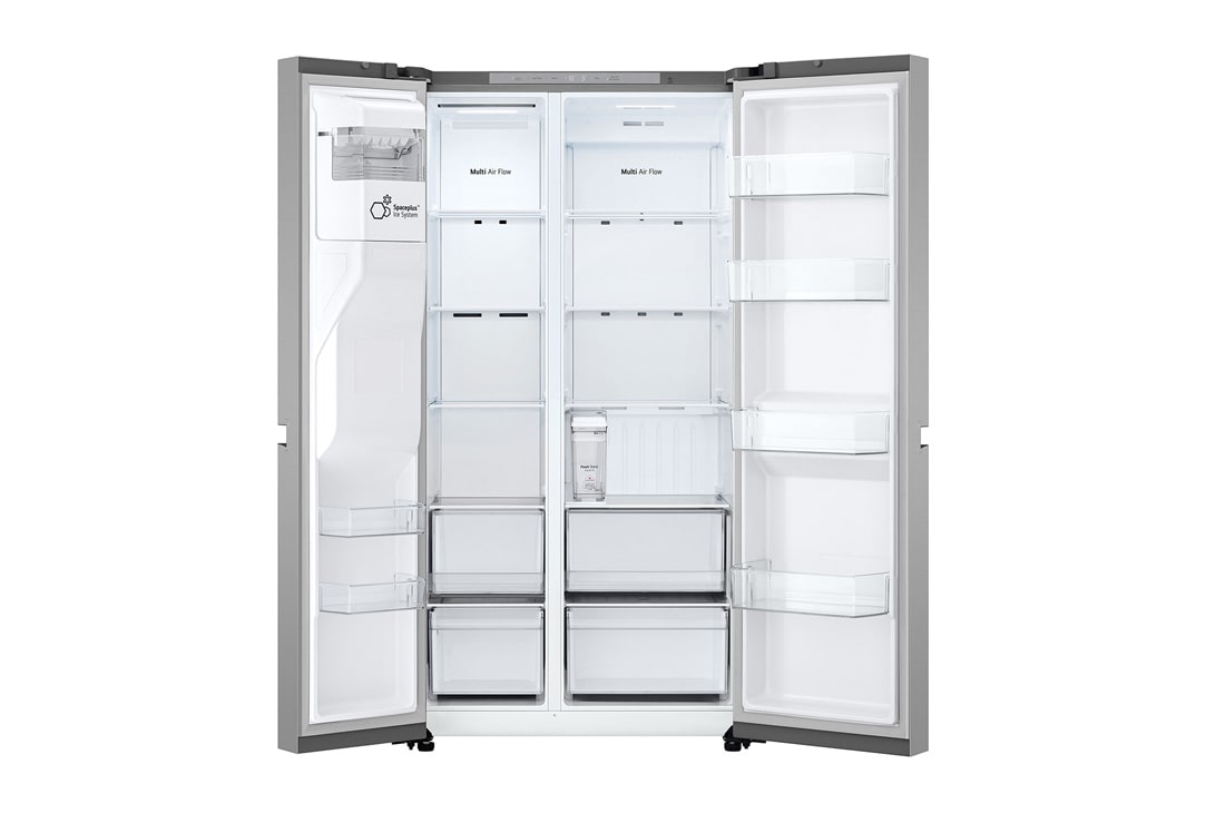 LG Side-by-Side hladnjak, kapacitet 641L, Otvorena prednja vrata bez pogleda na hranu, GSLC41PYPE, thumbnail 3