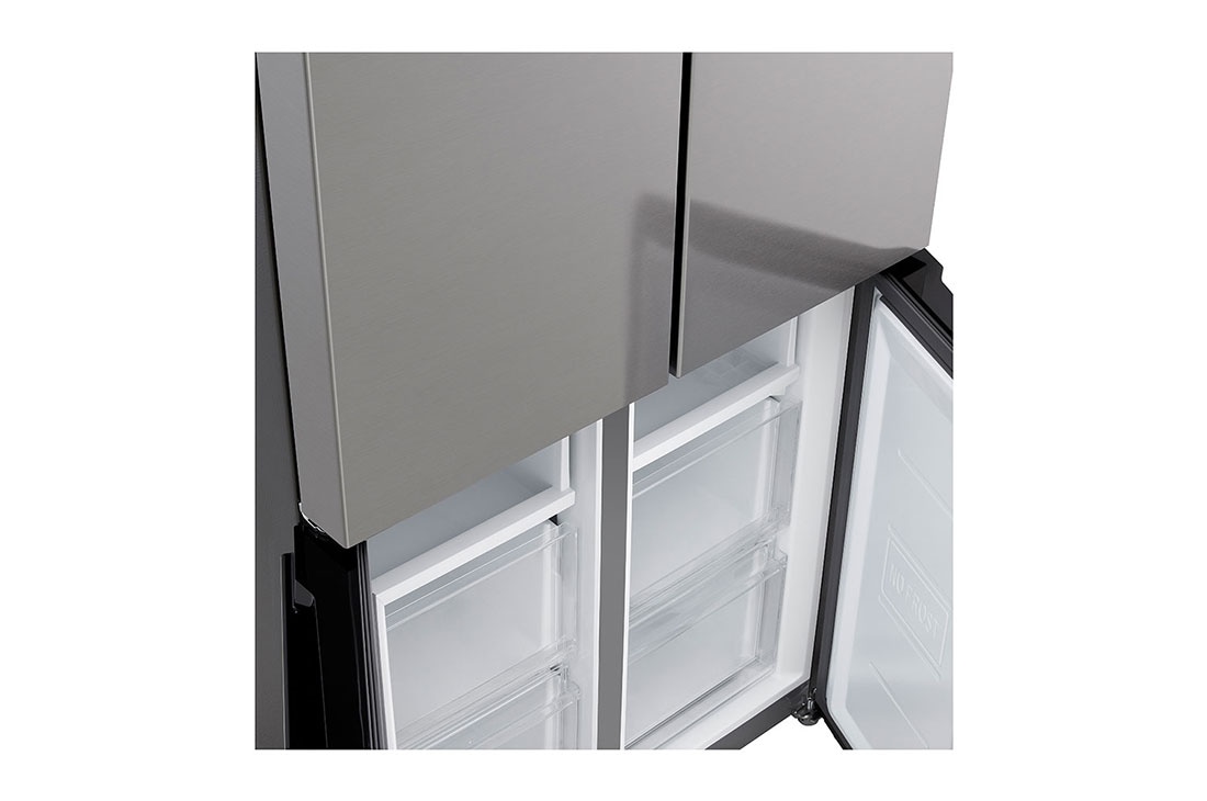 LG Hladnjak s četiri vrata, kapacitet 474L, Pogled s detaljima ručke, GMM41MSBEM, thumbnail 9