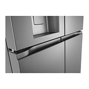 LG Multi-Door hladnjak, ThinQ™ tehnologija, kapacitet 637L, Pogled s detaljima ručke, GML960PYFE, thumbnail 10