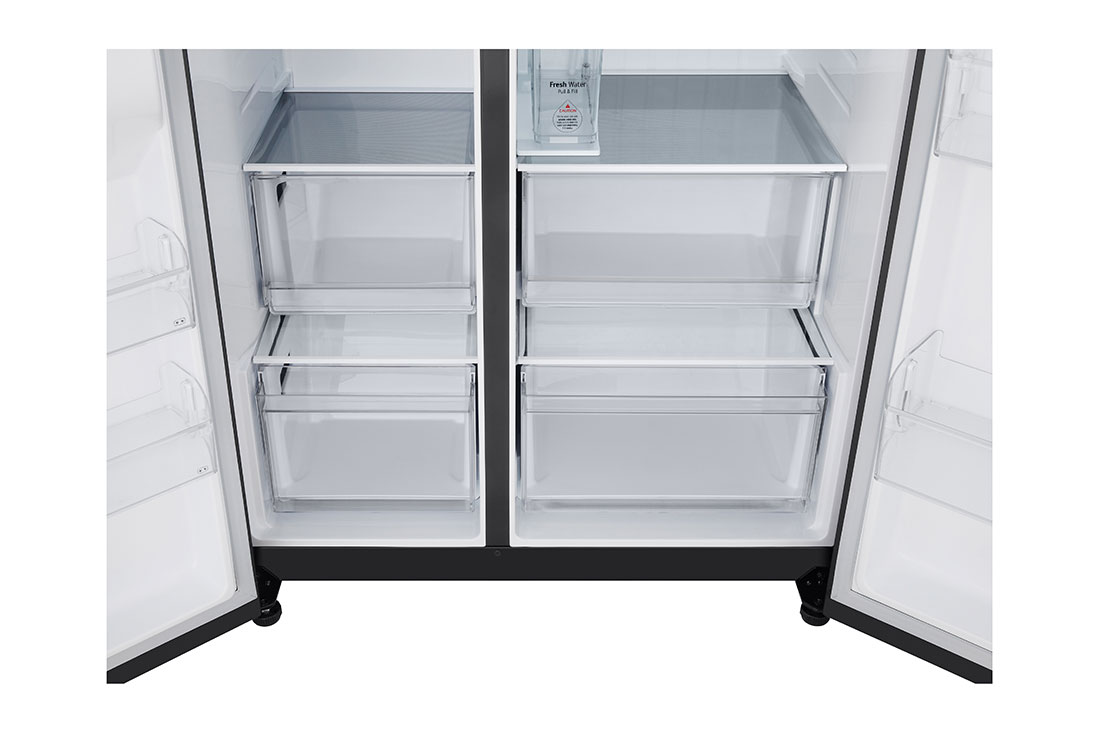 LG Door-in-Door™ Side-by-Side hladnjak, kapacitet 641L, Pogled na posudu za led 1, GSJC41EPPE, thumbnail 8