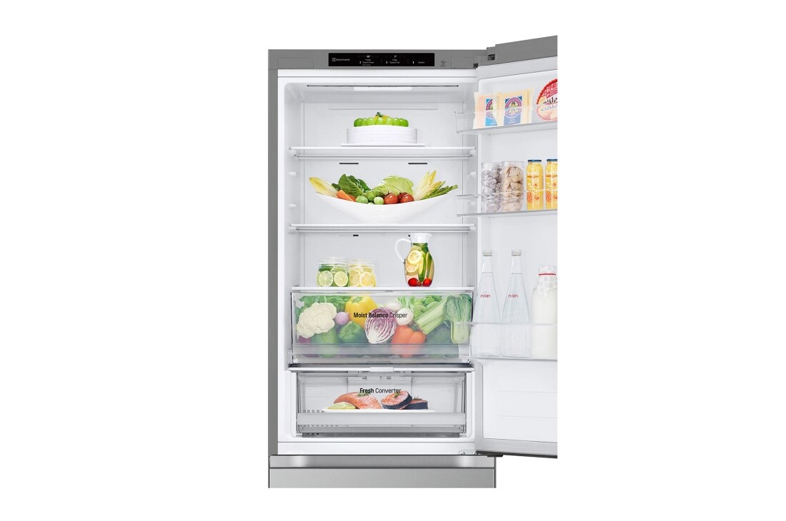 LG Hladnjak sa zamrzivačem u donjem dijelu, Fresh Converter i ThinQ™ tehnologija, kapacitet 344L, Prikaz detalja ladice, GBV3100APY, thumbnail 9