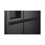 LG Side-by-Side hladnjak, kapacitet 641L, Pogled s detaljima ručke, GSLC41EPPE, thumbnail 4