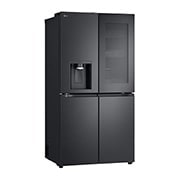 LG InstaView™ hladnjak s četiri vrata, DoorCooling+™ i ThinQ™ tehnologija, kapacitet 646L, Pogled s lijeve strane, GMK960EV2E, thumbnail 14