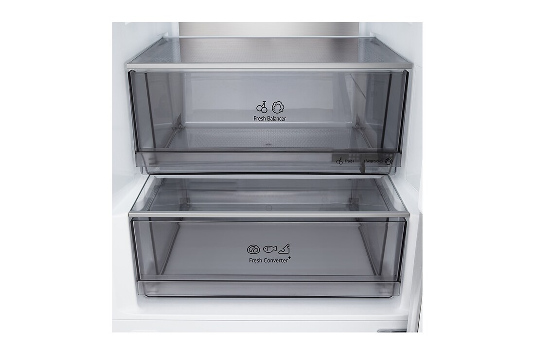 LG Hladnjak sa zamrzivačem u donjem dijelu, DoorCooling+™ i ThinQ™ tehnologija, kapacitet 375L, Door cooling i LED osvjetljenje, GBBS525CPY, thumbnail 6