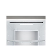 LG Hladnjak sa zamrzivačem u donjem dijelu, DoorCooling+™ i ThinQ™ tehnologija, kapacitet 375L, Otvorena prednja vrata bez pogleda na hranu, GBBS525CPY, thumbnail 3