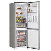 LG Hladnjak sa zamrzivačem u donjem dijelu, DoorCooling+™ i ThinQ™ tehnologija, kapacitet 333L, Otvorena lijeva vrata s pogledom na hranu, GBBSJ10DPY, thumbnail 9