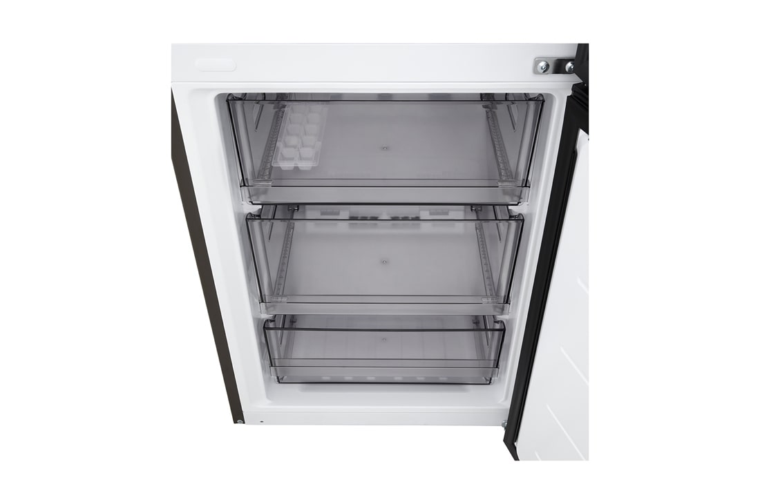 LG Hladnjak sa zamrzivačem u donjem dijelu, DoorCooling+™ i ThinQ™ tehnologija, kapacitet 375L, Bočni pogled, GBBSJ2CCEP, thumbnail 8