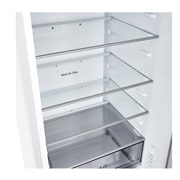 LG Hladnjak sa zamrzivačem u donjem dijelu, DoorCooling+™ i ThinQ™ tehnologija, kapacitet 375L, Pogled s desne strane, GBBSJ2CCSW, thumbnail 9